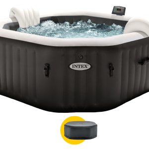 Intex Pure Spa Jet & Bubble Deluxe opblaasbare spa met isolerende beschermhoes - 4 persoons