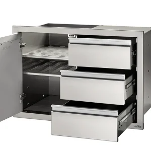 Napoleon | Inbouw Module | Deur + ladeset 3 Cominatie Smal | 91x60cm