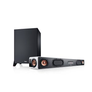 Teufel CINEBAR ULTIMA Power Edition Krachtige Soundbar Bluetooth Kabelaansluiting Wit