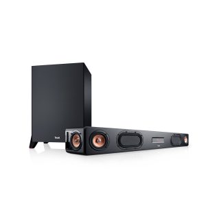Teufel CINEBAR ULTIMA Power Edition Krachtige soundbar Bluetooth Kabelaansluiting Zwart