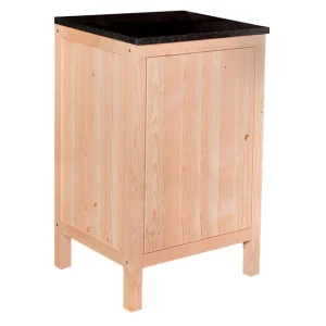 Trendhout | Buitenkeuken Buffet Module R | Lage Koelkast Kast
