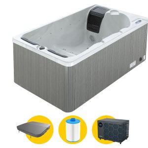 W'eau Hudson spa met warmtepomp - 3 persoons